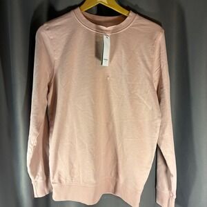 Goodfellow & Co Pink Crew Neck Sweatshirt Top Womens Small Casual